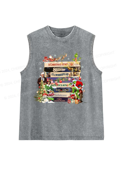 Christmas Vacation Y2K Washed Tank Cherrykitten