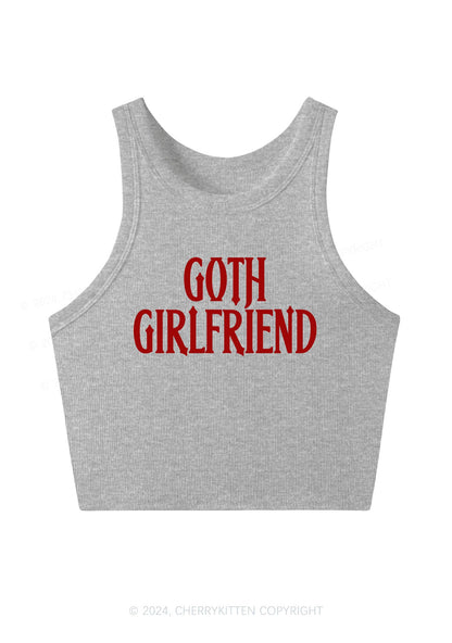 Goth Girlfriend Y2K Crop Tank Top Cherrykitten