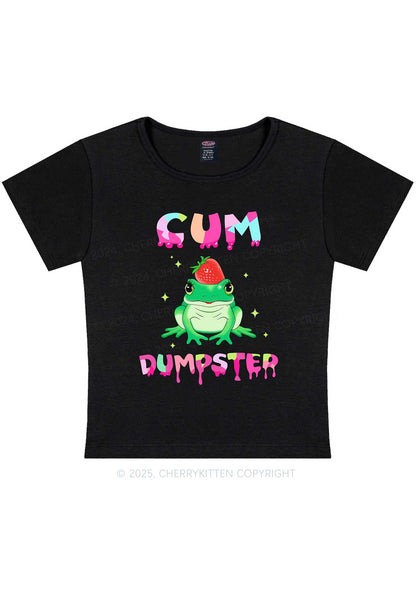 Frog Cxm Dumpster Y2K Baby Tee Cherrykitten