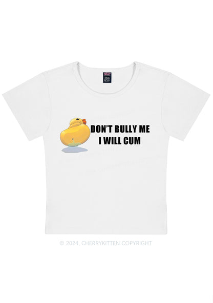 Don't Bully Duck Y2K Baby Tee Cherrykitten