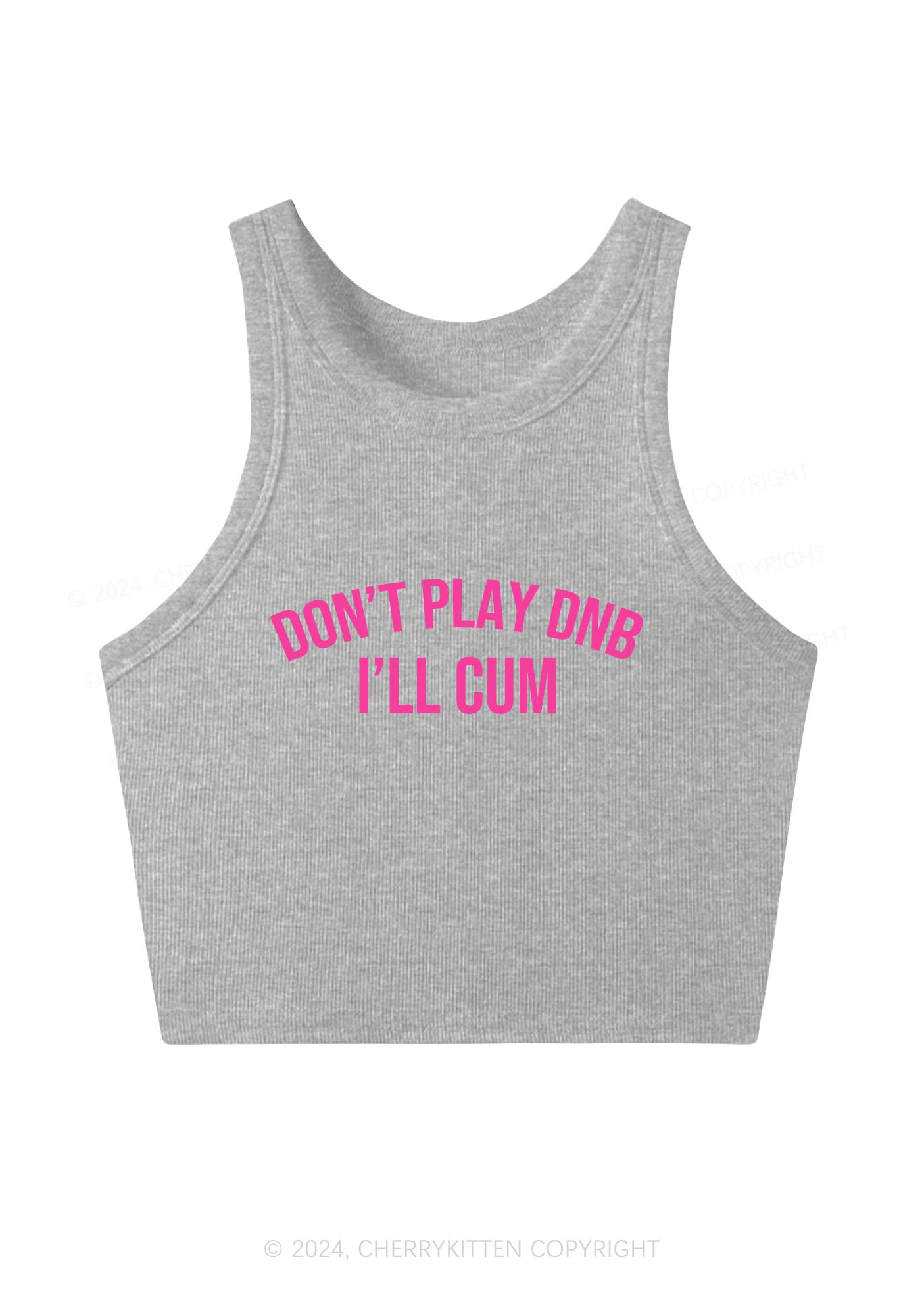 Don't Play DNB Y2K Crop Tank Top Cherrykitten