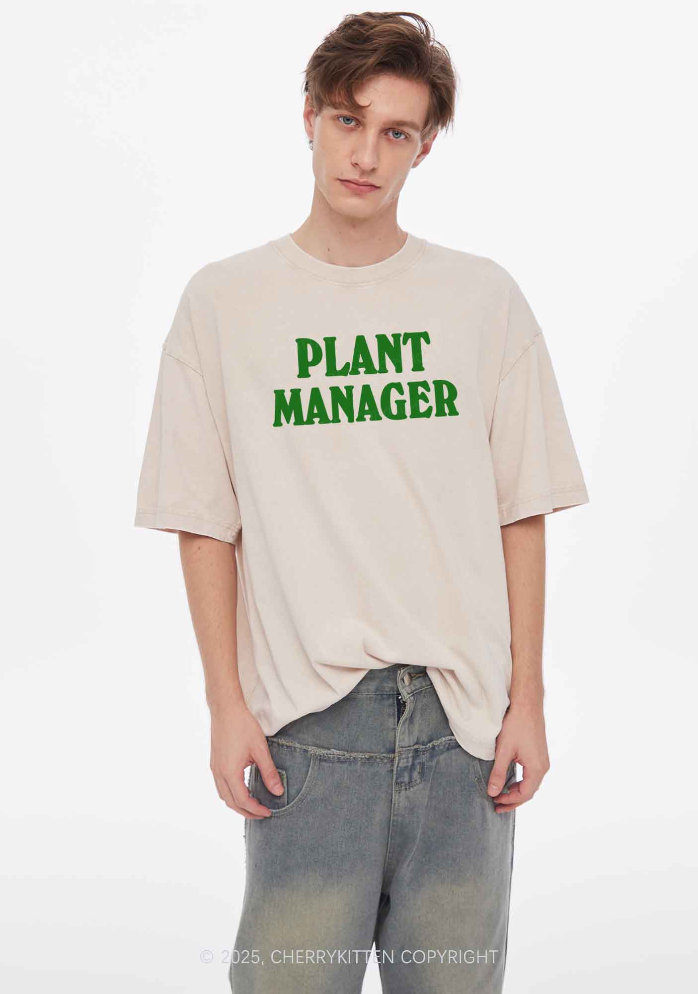 Plant Manager Y2K Washed Tee Cherrykitten