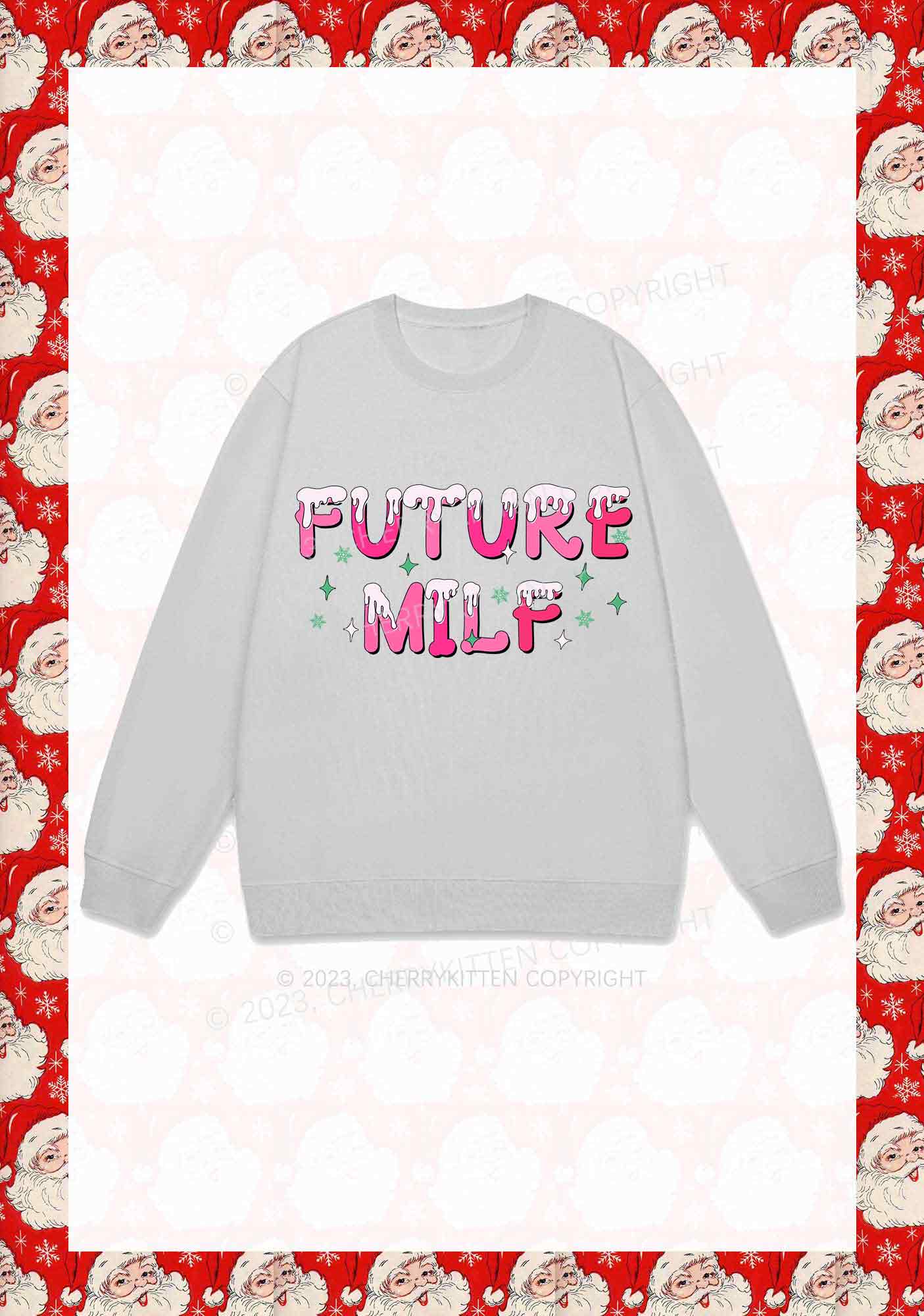 Snowflake Future Mxxf Christmas Y2K Sweatshirt Cherrykitten