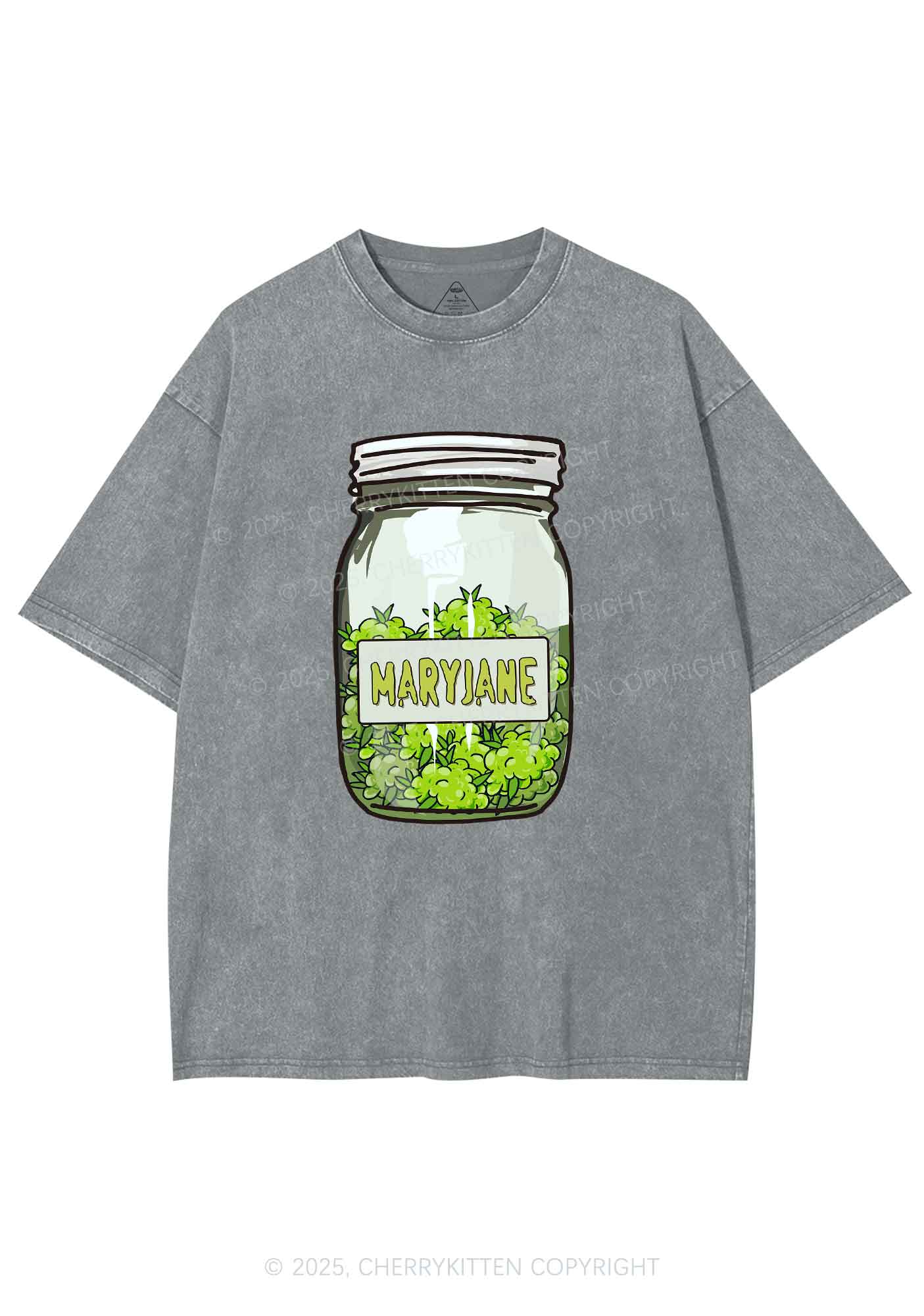 Mary Jane Wxxd Jar Y2K Washed Tee Cherrykitten