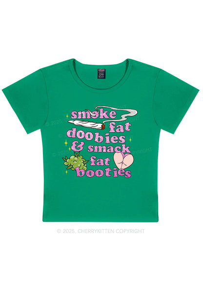 Smoke Fat Dxxbies Y2K Baby Tee Cherrykitten