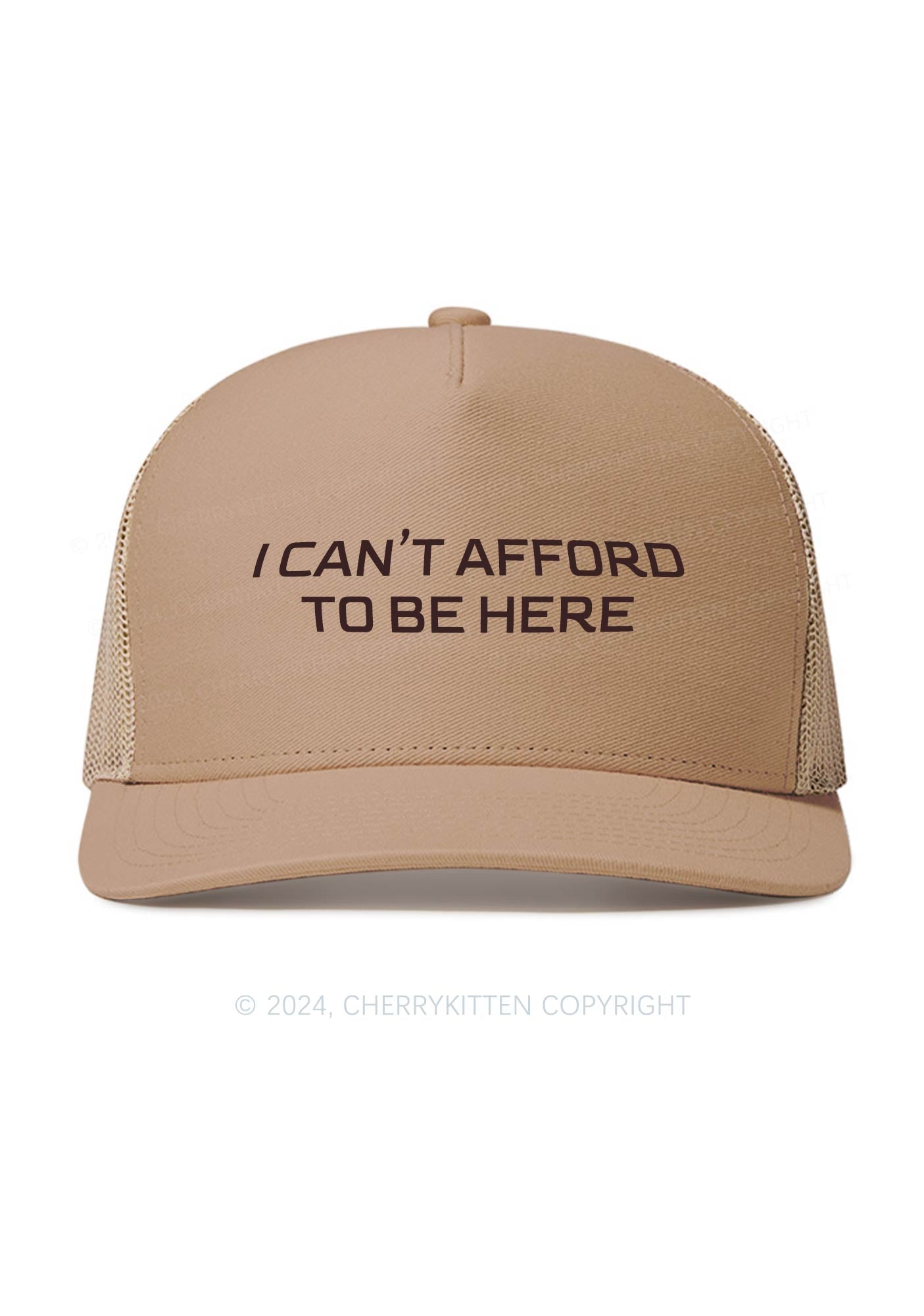 I Can't Afford Y2K Trucker Mesh Hat Cherrykitten