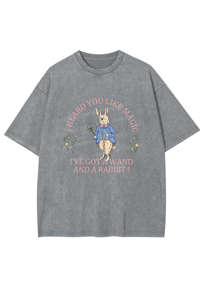 Wand Rabbit Y2K Washed Tee Cherrykitten