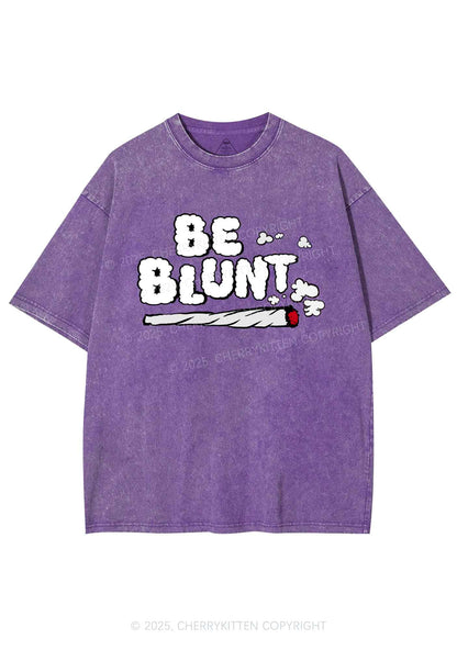 Be Blunt Y2K Washed Tee Cherrykitten