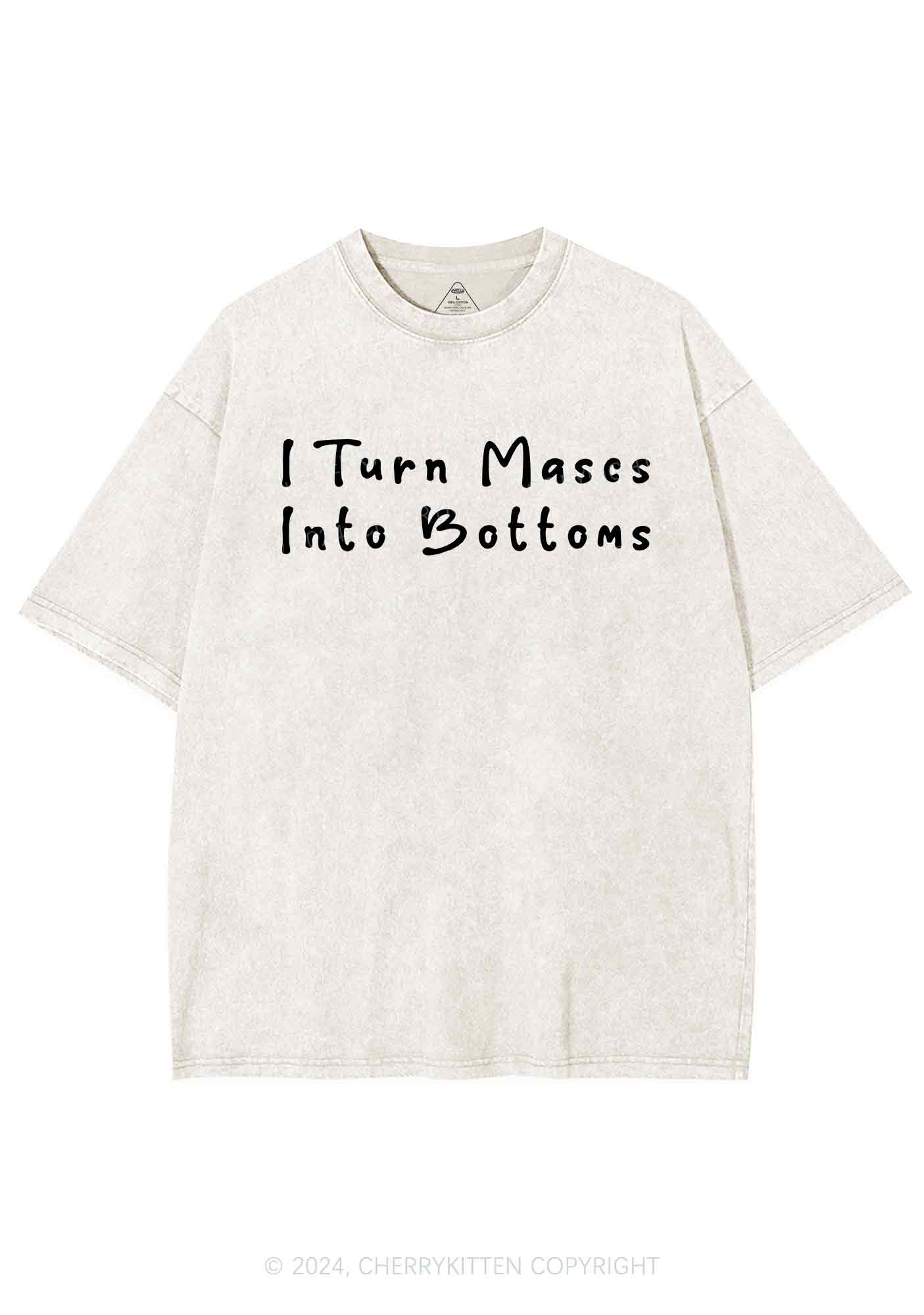 Turn Mascs Into Bottoms Y2K Washed Tee Cherrykitten