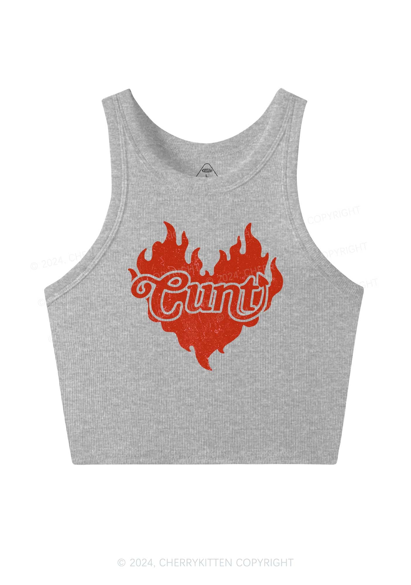 Cxxt Devil Y2K Valentine's Day Crop Tank Top Cherrykitten