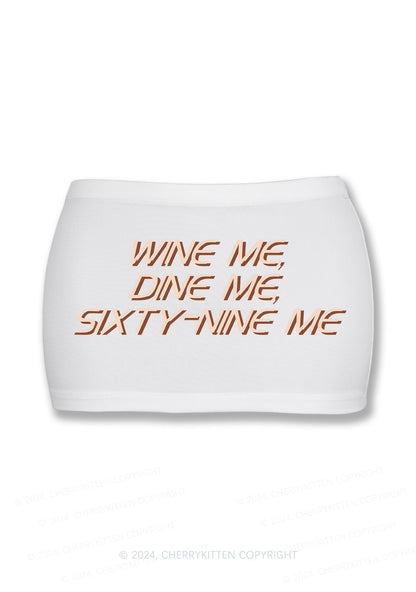 Wine Me Dine Me Y2K Mini Hip Skirt Cherrykitten