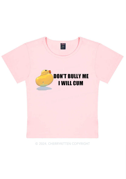 Don't Bully Duck Y2K Baby Tee Cherrykitten