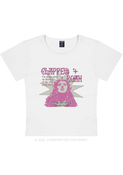 Curvy Keep On Dancing Y2K Baby Tee Cherrykitten