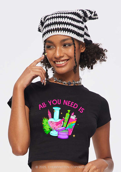 All You Need Is Y2K Baby Tee Cherrykitten