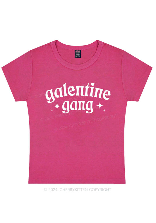 Galentine Gang Y2K Valentine's Day Baby Tee Cherrykitten