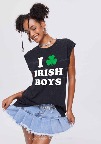 Irish Boys St Patricks Y2K Washed Tank Cherrykitten