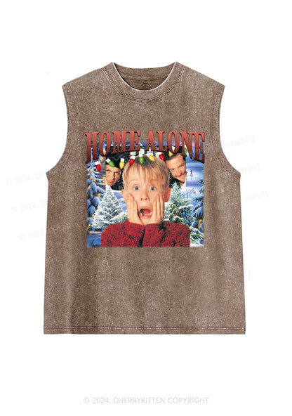 Christmas Home Alone Boy Y2K Washed Tank Cherrykitten