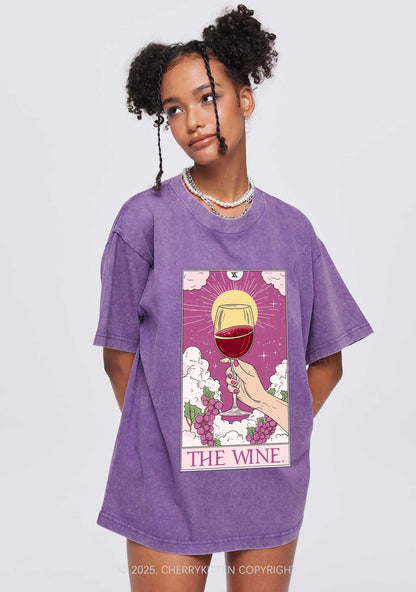 The Wine Y2K Washed Tee Cherrykitten