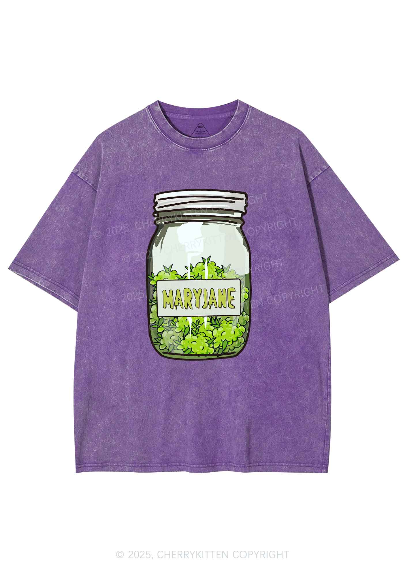 Mary Jane Wxxd Jar Y2K Washed Tee Cherrykitten