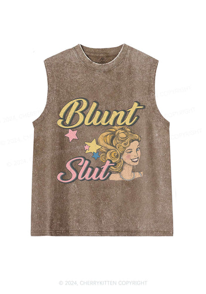 Blunt Slxt Y2K Washed Tank Cherrykitten