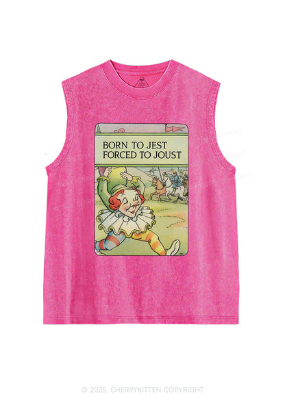 Born To Jest Y2K Washed Tank Cherrykitten