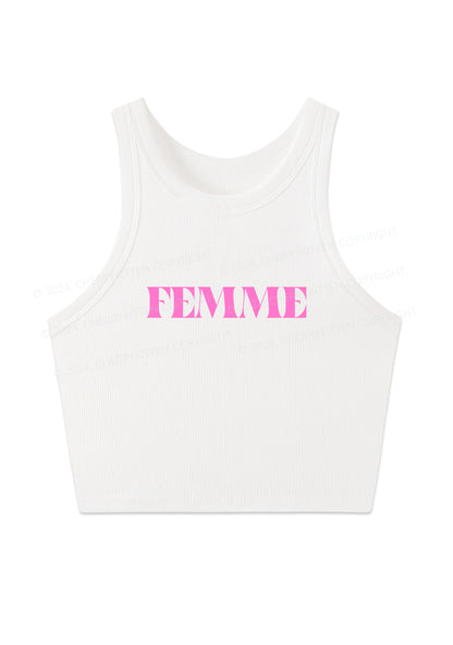 Femme Y2K Crop Tank Top Cherrykitten