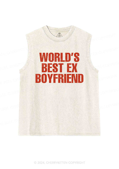 Best Ex Boyfriend Y2K Washed Tank Cherrykitten