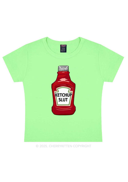 Ketchup Slxt Y2K Baby Tee Cherrykitten