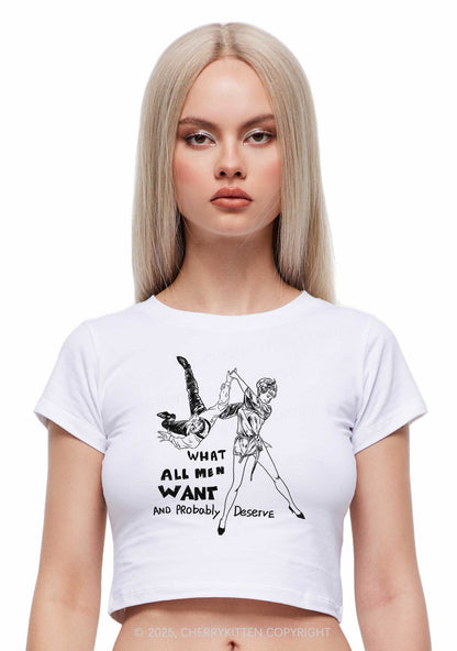 What All Men Want Y2K Baby Tee Cherrykitten