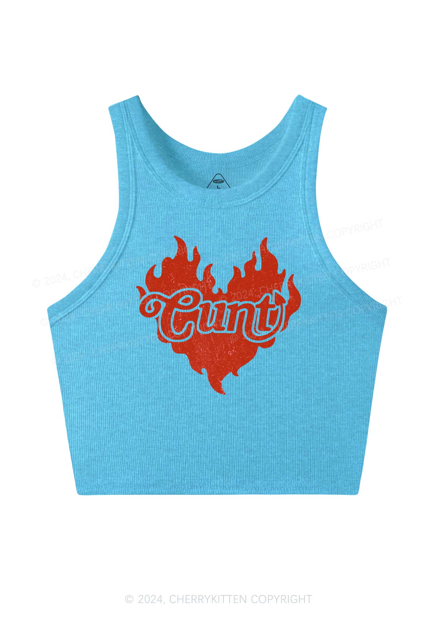 Cxxt Devil Y2K Valentine's Day Crop Tank Top Cherrykitten