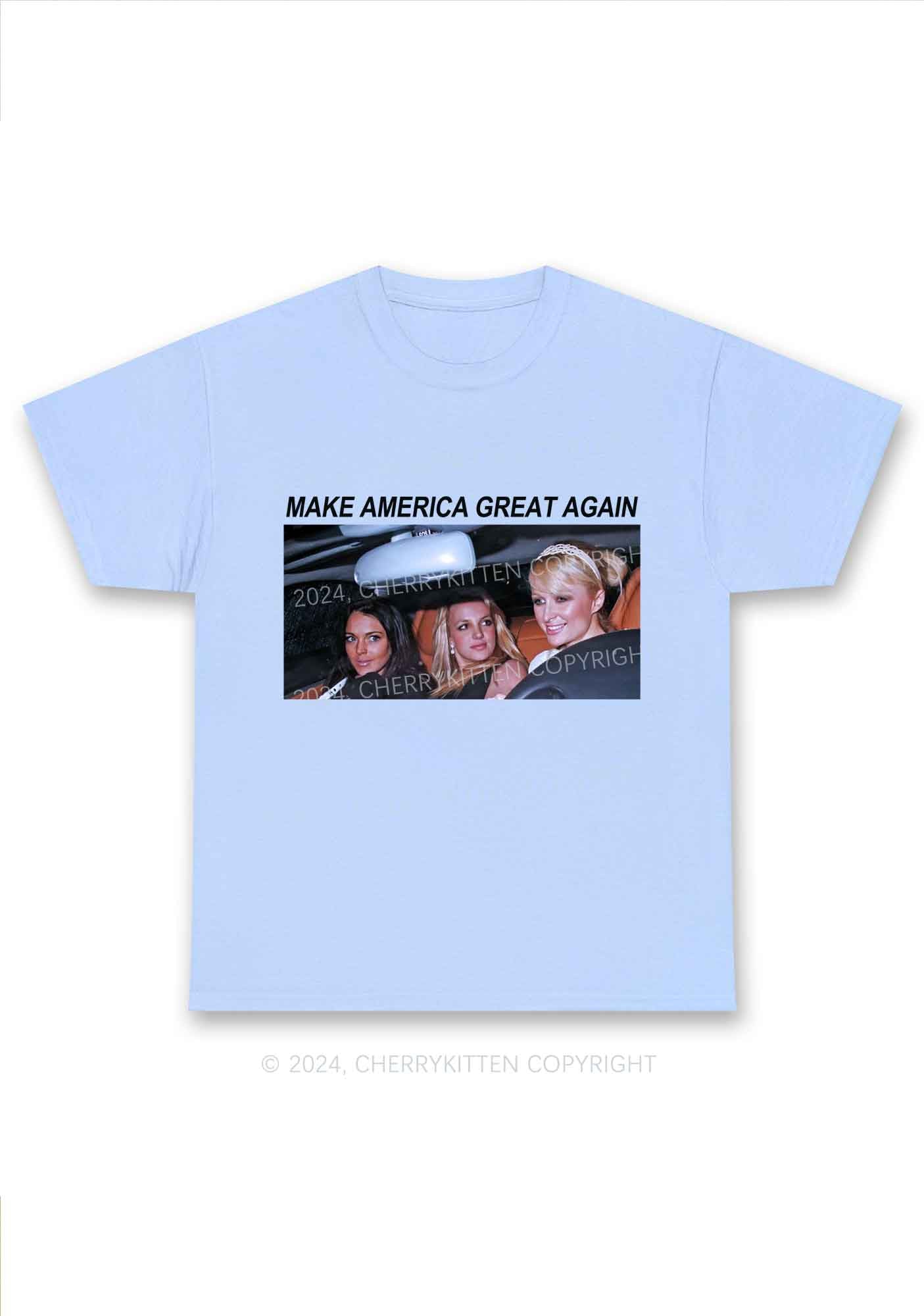 Make America Great Again Y2K Chunky Shirt Cherrykitten