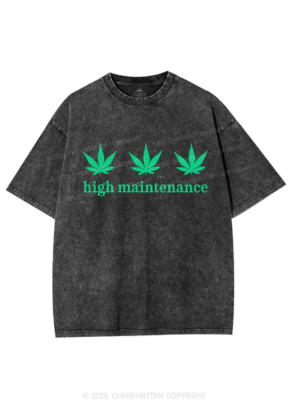 High Maintenance Y2K Washed Tee Cherrykitten