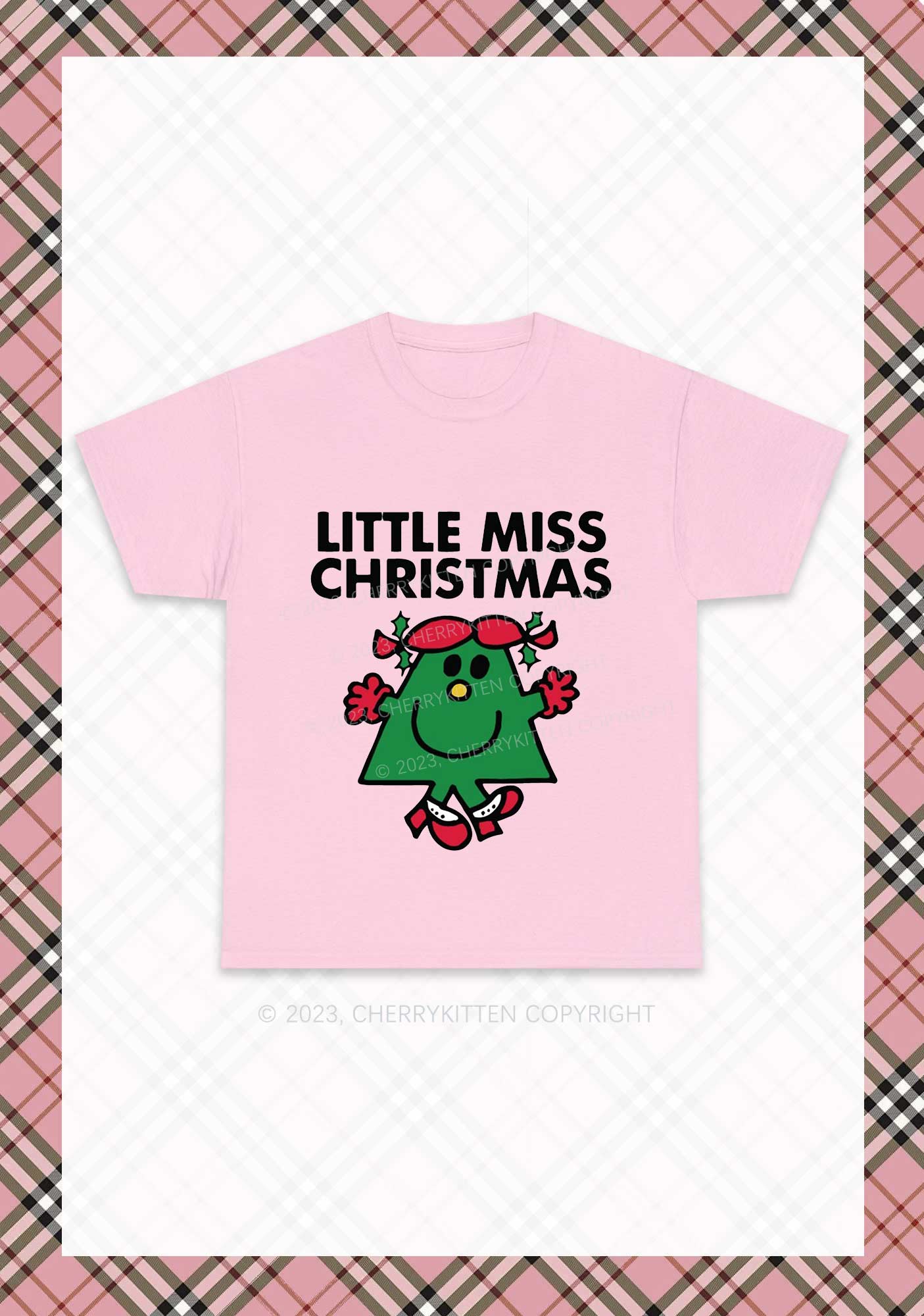 Little Miss Christmas Chunky Shirt Cherrykitten