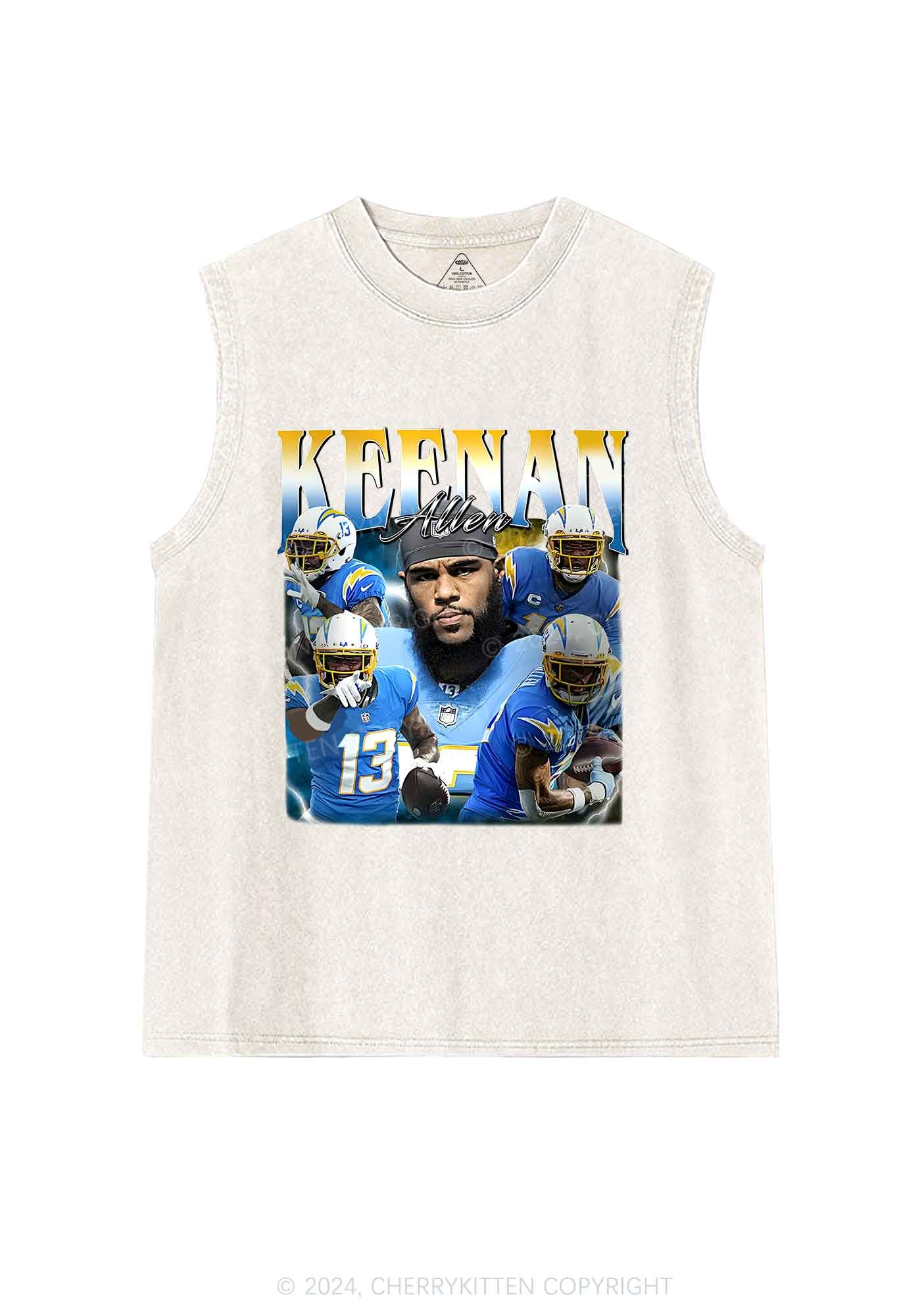 Vintage Keenan Y2K Super Bowl Washed Tank Cherrykitten