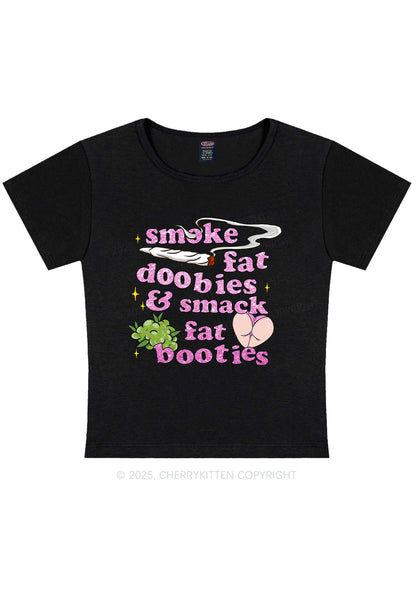 Smoke Fat Dxxbies Y2K Baby Tee Cherrykitten