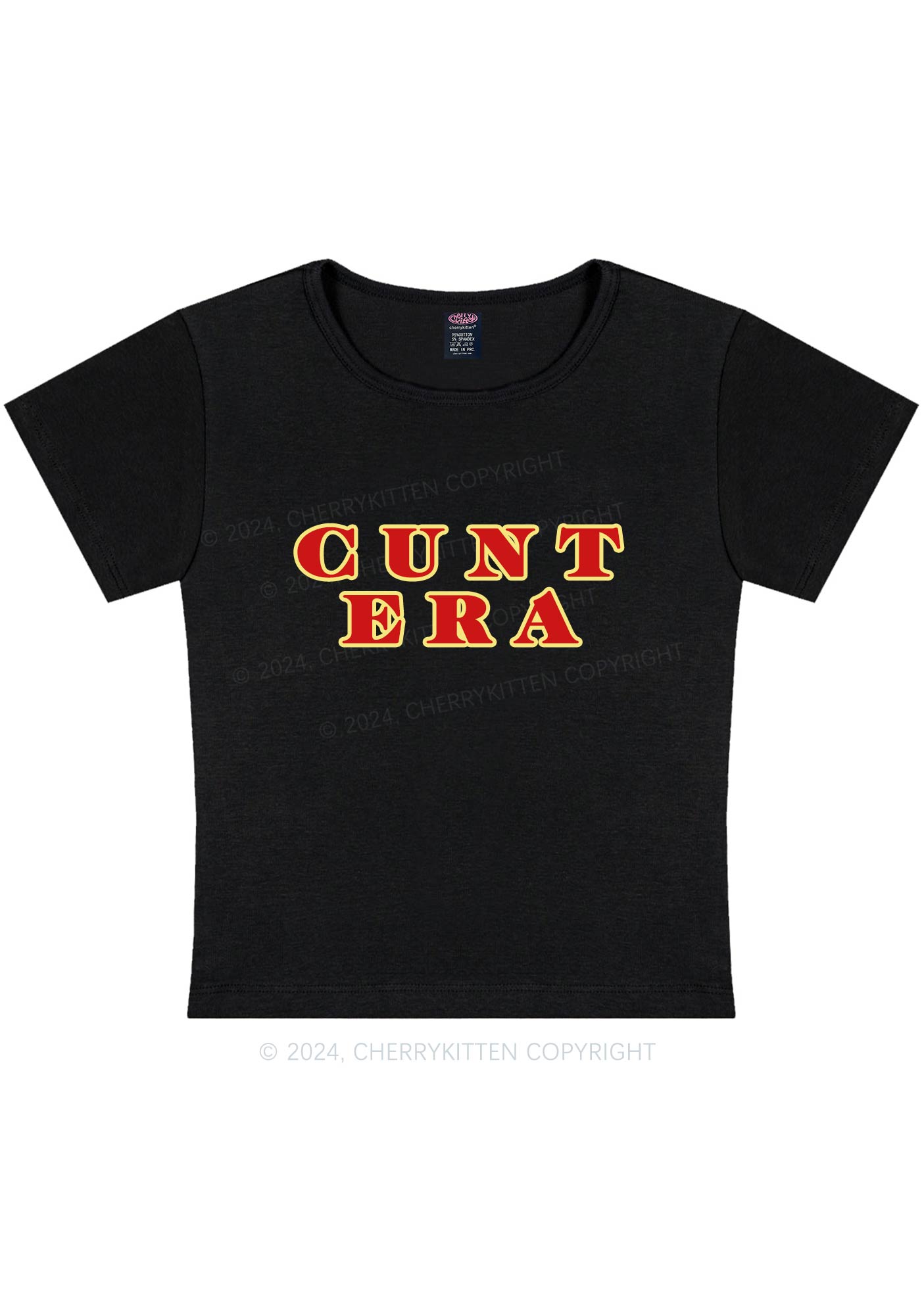 Curvy Cxxt Era Y2K Baby Tee Cherrykitten