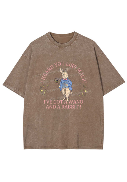 Wand Rabbit Y2K Washed Tee Cherrykitten