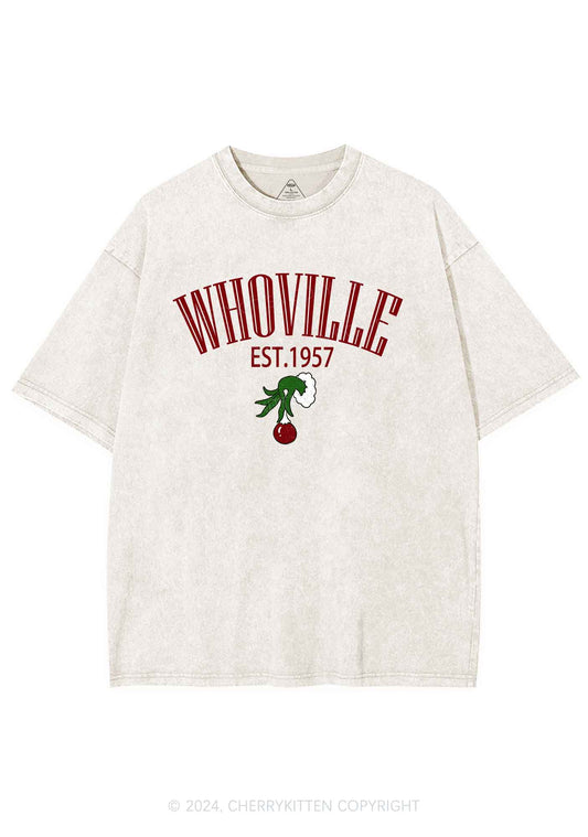 Christmas Whoville Y2K Washed Tee Cherrykitten