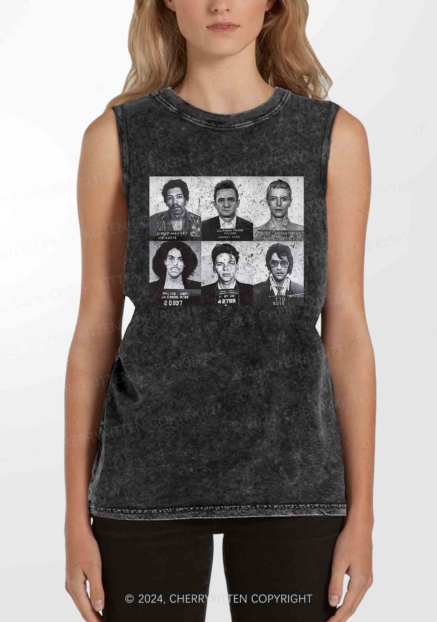 Rock Stars Y2K Washed Tank Cherrykitten