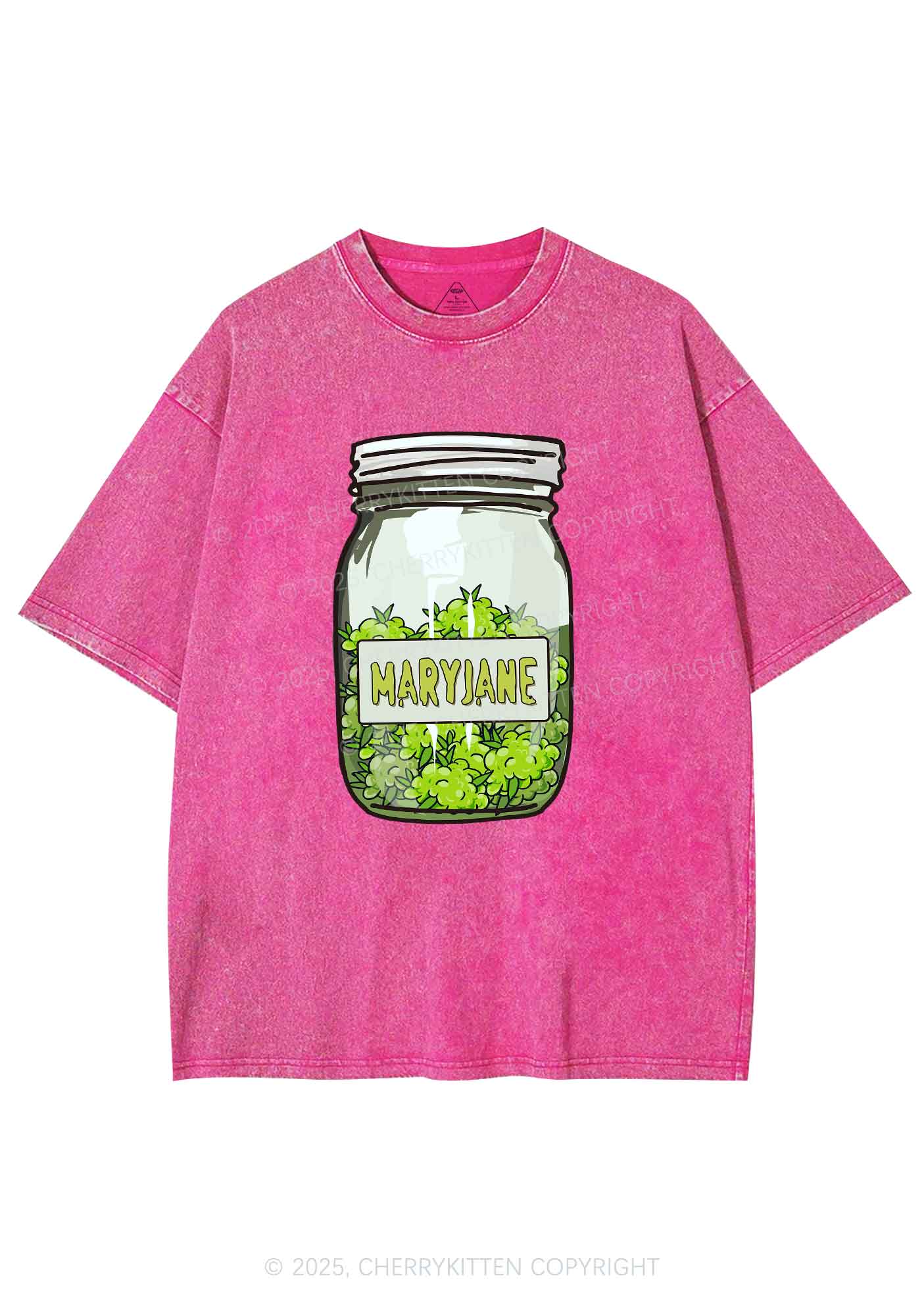 Mary Jane Wxxd Jar Y2K Washed Tee Cherrykitten