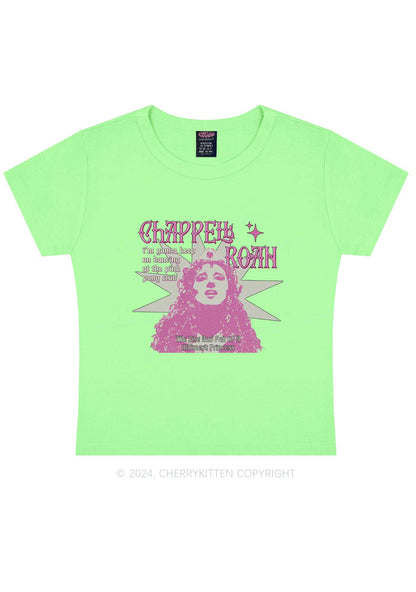 Keep On Dancing Y2K Baby Tee Cherrykitten