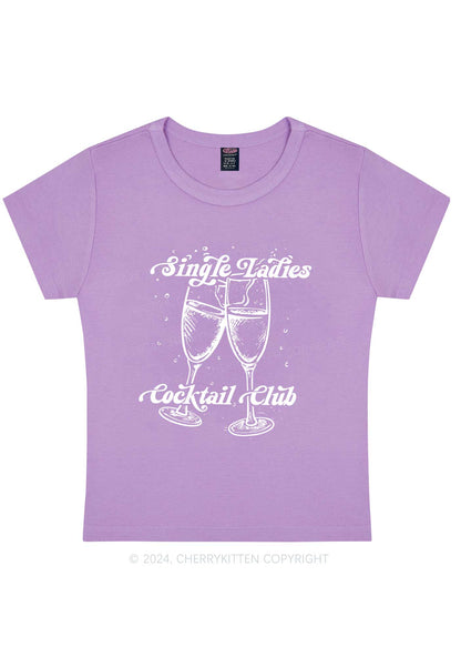 Single Ladies Y2K Valentine's Day Baby Tee Cherrykitten