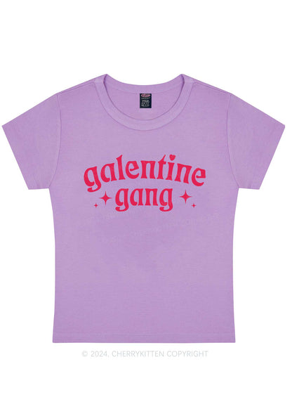 Galentine Gang Y2K Valentine's Day Baby Tee Cherrykitten