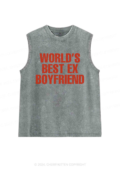 Best Ex Boyfriend Y2K Washed Tank Cherrykitten