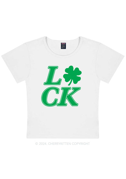 I Love CK St Patricks Y2K Baby Tee Cherrykitten