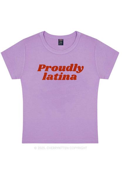 Proudly Latina Y2K Baby Tee Cherrykitten