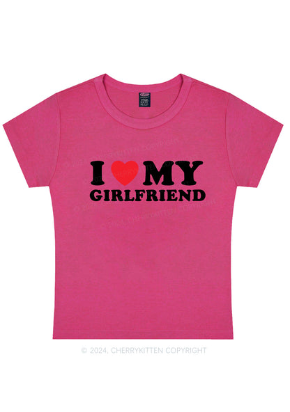 I Love Girlfriend Y2K Valentine's Day Baby Tee Cherrykitten