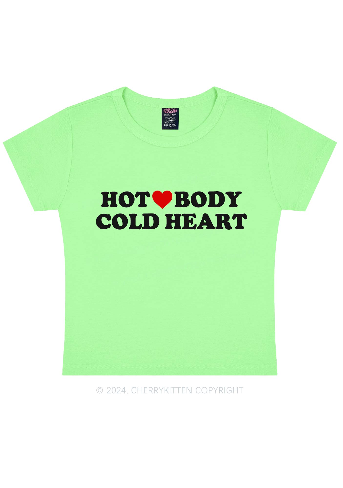 Hot Body Y2K Baby Tee Cherrykitten