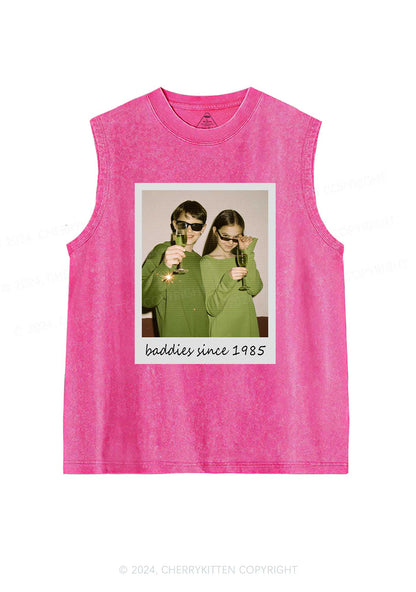 Baddies Since Y2K Valentine's Day Washed Tank Cherrykitten