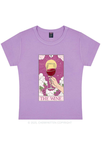 The Wine Y2K Baby Tee Cherrykitten